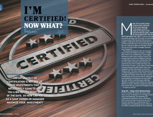 OEM Certification: I’m Certified! Now What?